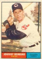 1961 Topps Baseball Cards      005       John Romano
